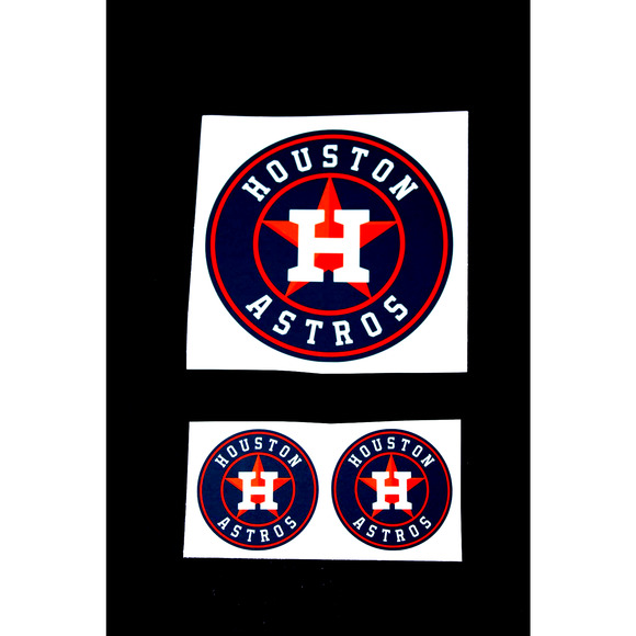 Houston Baseball Team High Quality Stickers Decals (pack of 3) - Picture 1 of 5